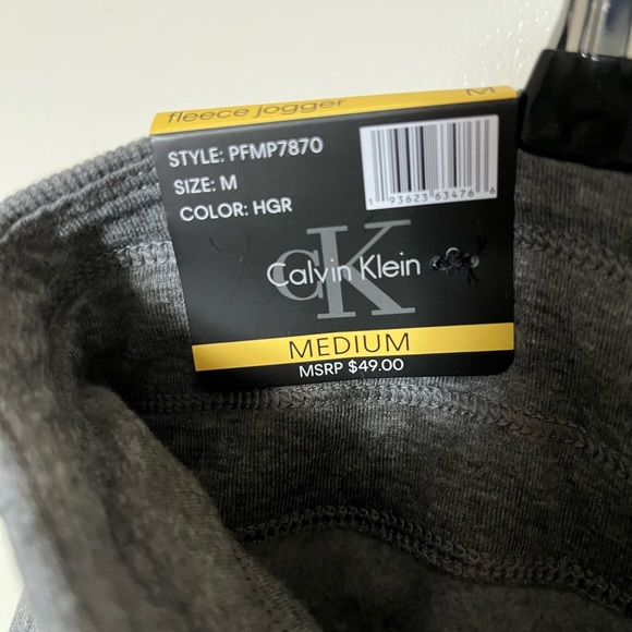 Calvin Klein Fleece Joggers - Picture 2 of 4